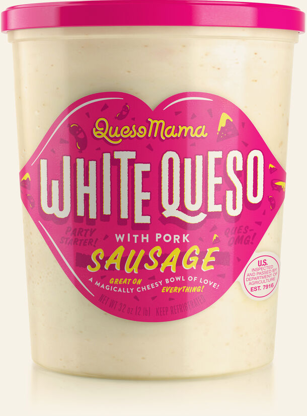 WHITE QUESO WITH PORK SAUSAGE