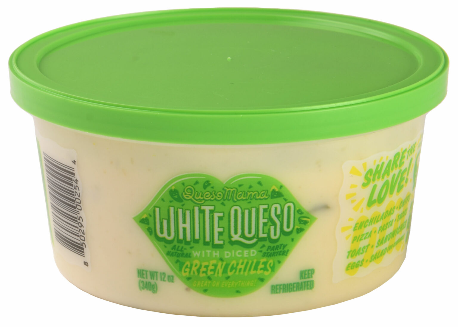 Queso Mama White Queso with Diced Green Chilies