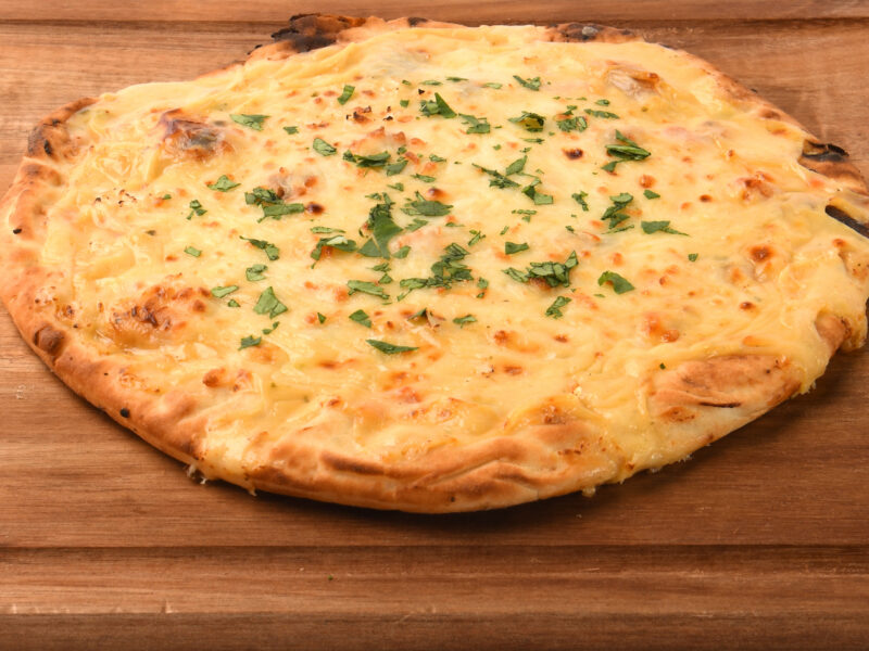 Four-Ingredient Queso Mama White Pizza