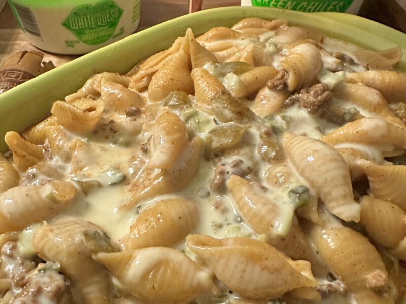 Mexican beef and shells