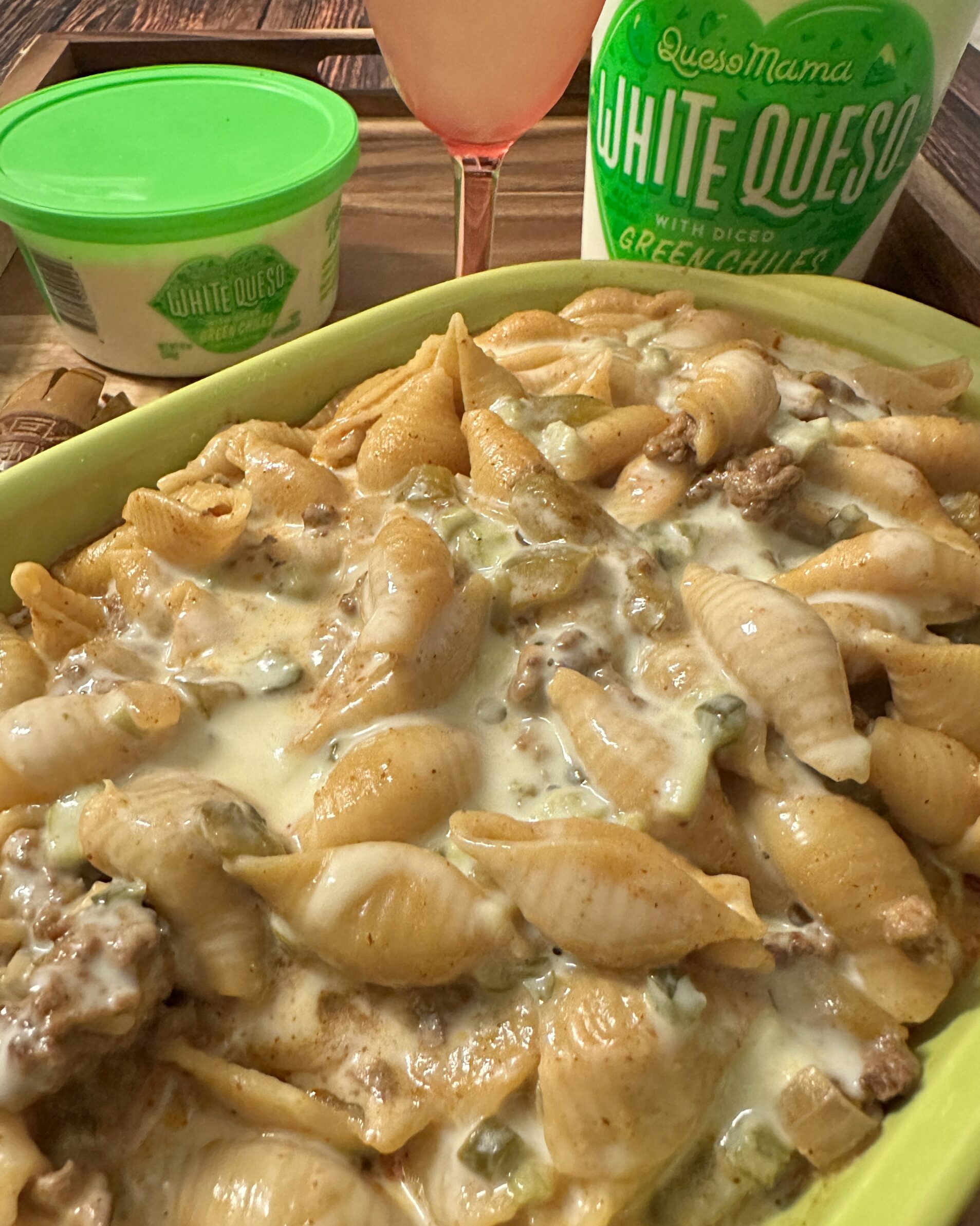 Mexican beef and shells