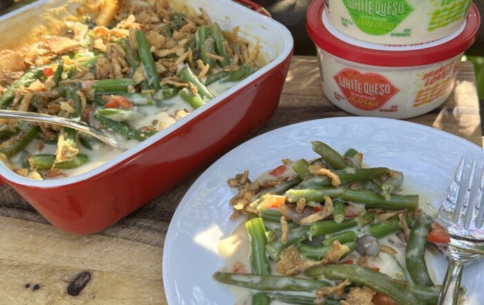 Queso Mama Green Bean Casserole